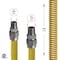Flextron Gas Line Hose 1/2'' O.D.x24'' Len 1/2"x3/8" MIP Fittings Yellow Coated Stainless Steel Flexible FTGC-YC38-24D - alternate 4